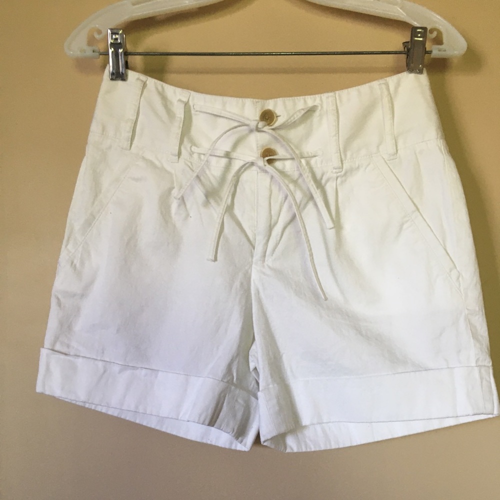 Banana Republic white shorts. Size 2